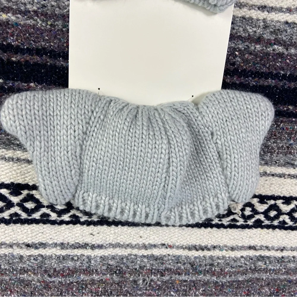 3/$12 NWT Cloud Island Baby Knit Sweater Animal Elephant Hat Beanie Diaper Cover